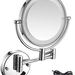 ZAP 3X LED Magnifying 9 Inch Makeup Mirror | Shaving Mirror | Bathroom Mirror with Wall Bracket with Adjustable Frame-26