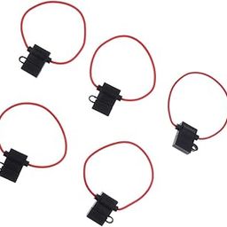 CALANDIS 5 Pieces Car Automotive Waterproof Blade Fuse Holder Harness Block 16Awg-image-34