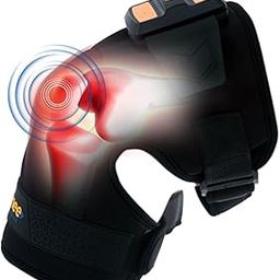 Cordless Knee Massager with TENS for Men & Women – 30 Adjustable Intensity Levels, 3 Modes – Relief from Knee Pain, Joint Pain, Swelling & Arthritis – Rechargeable, Portable – Muscle/Nerve Stimulator with Electrode Gel – No Side Effects – Physiotherapy, Massage & Cramps Therapy-10