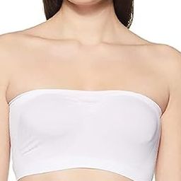 Women's/Girl's Nylon Spandex Non-Padded & Non Wired Seamless Tube Bra for Running, Athletics, Excercise, Gym-image-46