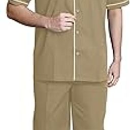 100% Cotton Mens Half Sleeve POPLIN Nightsuit with Fully Branded Elastic Pajama and TOP-image-43