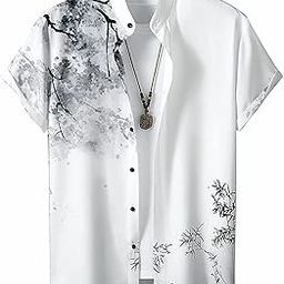 Men's Lycra Digital Print Casual New Shirt Casual Shirts-image-64