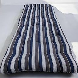 H B MSALA (DEVICE) Cotton Filled Mattress Quilt, Reversible Gadda, Pure Cotton Fabric, Floor and Bed (Blue Lining, 4 x 6 Feet (48 x 72 Inches Or 120 x 180 cm))-image-53