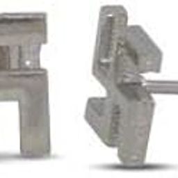 Silver 925 Swastik Stud Earrings for Men-image-27