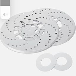 SILVER DISC PLATE ALLOY Disc Brake Cover Car Retrofit Disc Brake Protector Disc Brake Adapter Aluminum Alloy Auto Car Wheel Decorative Brakes Disc Brake Racing Cover Decorative Accessories-96