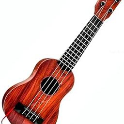 Prapti Mart Kids Guitar Musical Toy for Boys/Girls Learning to Play, 48Cms Long, Guitar Toys String- Toy for 4 to 12 Years Kids (Hard ABS Plastic Guitar)-image-2