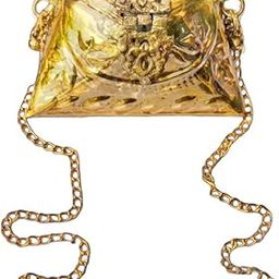 Fuschianet Accessories Very Small Golden Faux Batua Purse Fashion Accessory for Women and Girls-image-17