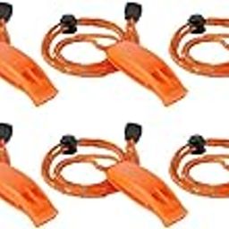 THE STYLE SUTRA® 10 Pieces Emergency Whistle Safe Whistle for Kayak Mountain Climbing Orange | Sporting Goods | Outdoor Sports | Camping & Hiking | Emergency Gear | Safety Whistles-image-77