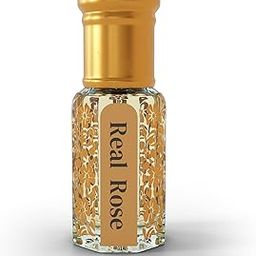 Real Rose Attar Original Pure Super Long-Lasting by Noman 100% Alcohol Free 6.0ml in Luxury Bottle Best for Men and Women-6