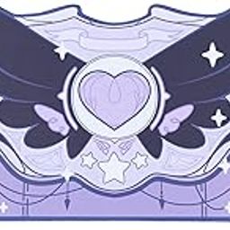 GeekShare Large Gaming Mouse Pad Kawaii Pink Non-Slip Rubber Back Mouse Pad Big Waterproof Desk Mat for Keyboard and Mouse Perfect for Gaming,or Home Office Work - Star Wings (Purple)-21