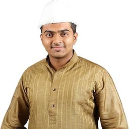 Traditional Handstitched Ready to Wear Typical Maharashtrain Fur Topi (Turban Safa) for Men-image-31
