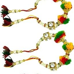 Alloy Traditional Bracelet Rakhi Chura Lumba For Women (multicolour)-image-96