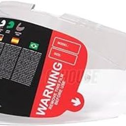 Clear Visor for SMK Typhoon Helmets, Universal Fit for All Typhoon Series Helmets, Transparent - Original-image-72