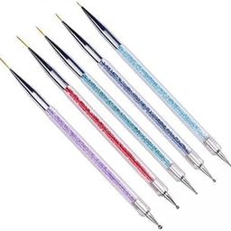 Enakshi® 2x5 Pieces Nail Art Brushes Nail Drawing Pens for Thin Details Nail Art Design|Health & Beauty | Nail Care, Manicure & Pedicure | Nail Art Accessories-image-43
