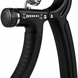 Adjustable Hand Grip Strengthener 5-60kg | Forearm, Finger & Wrist Exerciser for Men & Women | Portable Hand Gripper for Gym, Home, and Rehab – (black)-image-89