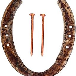 Black Horse Shoe for Shani Kaale Ghode ki Naal Black Horse Shoe Sole Black Horse Iron Shoe with Copper Nail-image-12