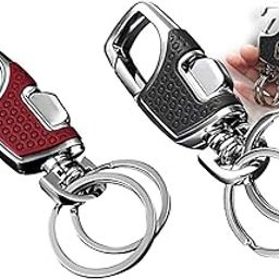 2 Pieces Keychain, Key Hook for Car and Bike, Keychain for Bike Men, Can Be Used as A Birthday Gift for Friends, Suitable for Various Scenarios，Suitable for Both Men and Women（Red and Black）-image-72