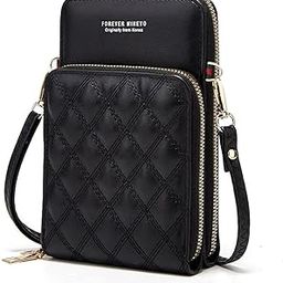 Small Crossbody Cell Phone Bag for Women Mini Over Shoulder Handbag Purse with Credit Card Slots-image-14