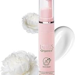 Lotus Organics+ Lotus organic + Precious Brightening Under Eye Cream | 100% Organic White Peony | Sulphate & Paraben Free | All Skin Types | 15g-54