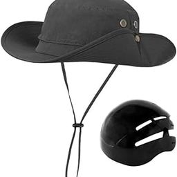 MERISHOPP Bicycle Helmet Sun Visor Hat Hat Type Helmet for Adults Unisex Everyday Wear Black-image-8