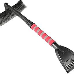 Jazzy Pearls®Auto Snow Brush Ice Scraper Windshield Ice Scraper with Foam Grip Detachable Black red| Automotive Tools & Supplies | Automotive Care & Detailing |1x auto Snow Brush ice Scraper-10