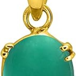 3 to 12.50 rotti Green Onyx Stone ashthdhatu pendent Green onex Gemstone Natural Certified by GLI for Unisex-image-20