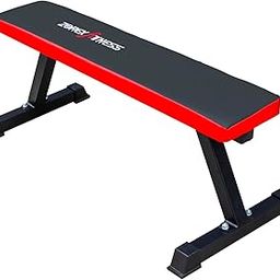 Zorex Fitness Flat Gym Bench Multipurpose Home Workout Exercise Bench Press Weight Strength Training Flat Fixed Gym Bench for Home with 250kg Weight Capacity (ZF-109)-picture-2