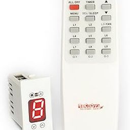 Remote Control Switch with Learning Makes Compatible with All Wi-Fi IR Blaster to use with Alexa (Pro-with Timers,Sleep,Adv.L, 2 Light and 1 Fan Regulator|Screw Type|White|)-13