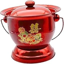 CALANDIS Portable Chamber Pot Sturdy Spittoon with Cover for Home Bedroom WOMENMale Red | Incontinence Aids | Daily Living Aids | Medical, Mobility & Disability-image-30