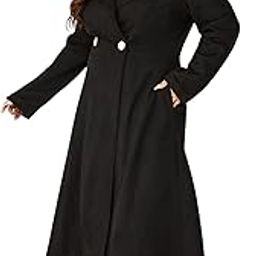Women's Solid V-Neck Full Sleeves Side Pocketed Longline Jacket-picture-6