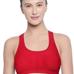 bodycare Women Cotton Spandex Full Coverage Non Padded Sports Bra Bra E1612-picture-42