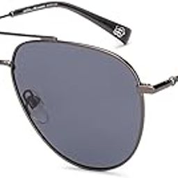 Polarized and 100% UV Protected | Gunmetal Grey Full Rim Pilot Branded and Stylish Sunglasses | For Men & Women | Harry Potter Collection | Large | LK S17999-picture-16