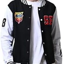 Mens Winter Printed Varisty Jacket With Applique Embroidery-picture-34