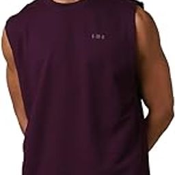 Hubberholme Men Solid Cotton Oversized Fit Round Neck Sleeveless T-Shirts-image-49