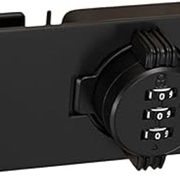 THE STYLE SUTRA Password Rotary Hasp Lock Keyless Cabinet Lock Home Cabinet Combination Lock Black-11