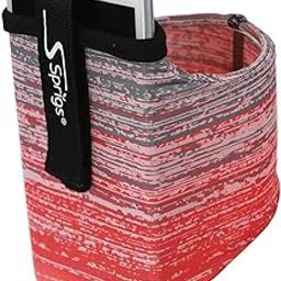 Sprigs Armband for iPhone 11/x/xr/8/7 Plus, Galaxy S10/S9, Google Pixel 4. Lightweight & Comfortable Running Armband, Stretches to Fit All Phones with Case - (Coral Blitz, Medium)-image-2