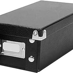 Snap-N-Store CD Storage Box, 13.25 x 5.125 x 5.125 Inches, Black (SNS01521)-23