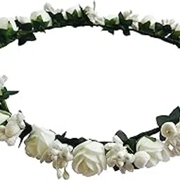 loops n knots Women's White n Pink Tiara/Crown/Headband For Girls & Women Hair Accessories For Birthday,Party & Wedding-picture-14