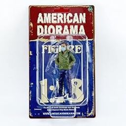 American Diorama 76271 Collectible Miniature Car, Green/Blue-image-78