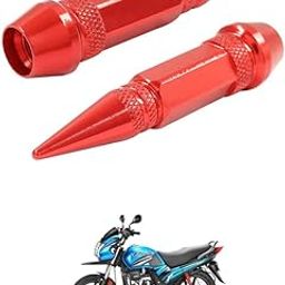 LOVMOTO Universal 2PC Spiked Aluminum Stem Valve Caps Dustproof Tire Wheel Stem Caps for Cars,SUVs,Trucks Bicycles and Motorcycles Comfortable with Pass-ion Pr-o tr-image-95