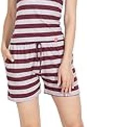 Women's Cotton Slip & Short Set Sleevesless Round Neck Night Suit Set Super Soft Comfortable (Slip-NS)-image-32