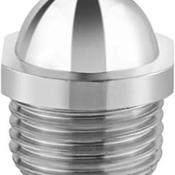 KINIK Chrome Plated Brass Plug 1/2" Male Round Head | CP Plugs for Pipe Fittings - Durable & Corrosion-Resistant Pipe End Cap-image-23