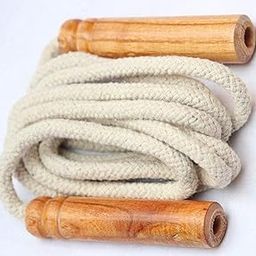 MALENO Cotton Skipping Rope with Wooden Handle (Pack of 1)…-picture-10