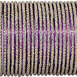 Glass with Polka Dots & Glitter Stylish Fancy Bangles Set For Women & Girls | Glass Bangles | Traditional Women Bangles - Pack of 36 Bangle-picture-15