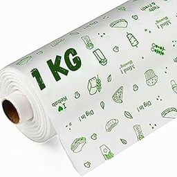 OFIXO Food Wrapping Paper Roll - 1 Kg. Premium Non-Stick Butter Wrapping Paper. Food Wrapping Paper-picture-3
