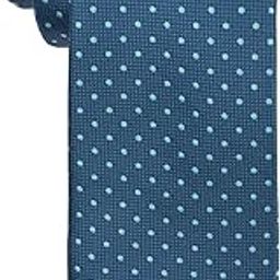 Polka Blue Microfiber Necktie | Stylish Formal & Casual Wear-image-88