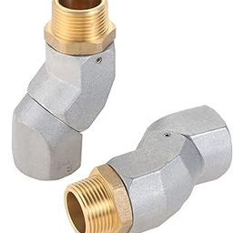 HZ-MONSTAR 1 Inch NPT Fuel Hose Swivel 360 Rotating Connector for Fuel Nozzle Multi-Plane Fuel Plane Swivel Fuel Transfer Pump Fuel Nozzle and Transfer Hose 2PCS-image-19