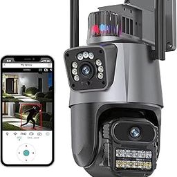 CAMLEIGH 2k High Definition CCTV | Weatherproof with Night Vision Ai Motion Detection 2way Calling/Sd Card/Cloud | 6MP Outdoor WiFi CCTV Camera for Home Office Farm Construction Outdoor-image-36