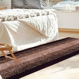 Kuber Industries Shaggy Carpet|Polyester Bedside Runner, Rectangular Soft Rug for Hall,Offices,Kitchens,Bedroom,Floor Home Décor,5 X 2 Ft.(Brown)-image-32