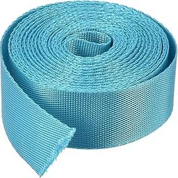 Flat Nylon Webbing Strap, 10 Metres, 0.7 mm Thickness, Used for Backpack, Handle, Luggage, Chair seat, Cargo Straps, Indoor or Outdoor Activities, Crafts, and More (Turquoise, 1 INCH 10METER)-image-14